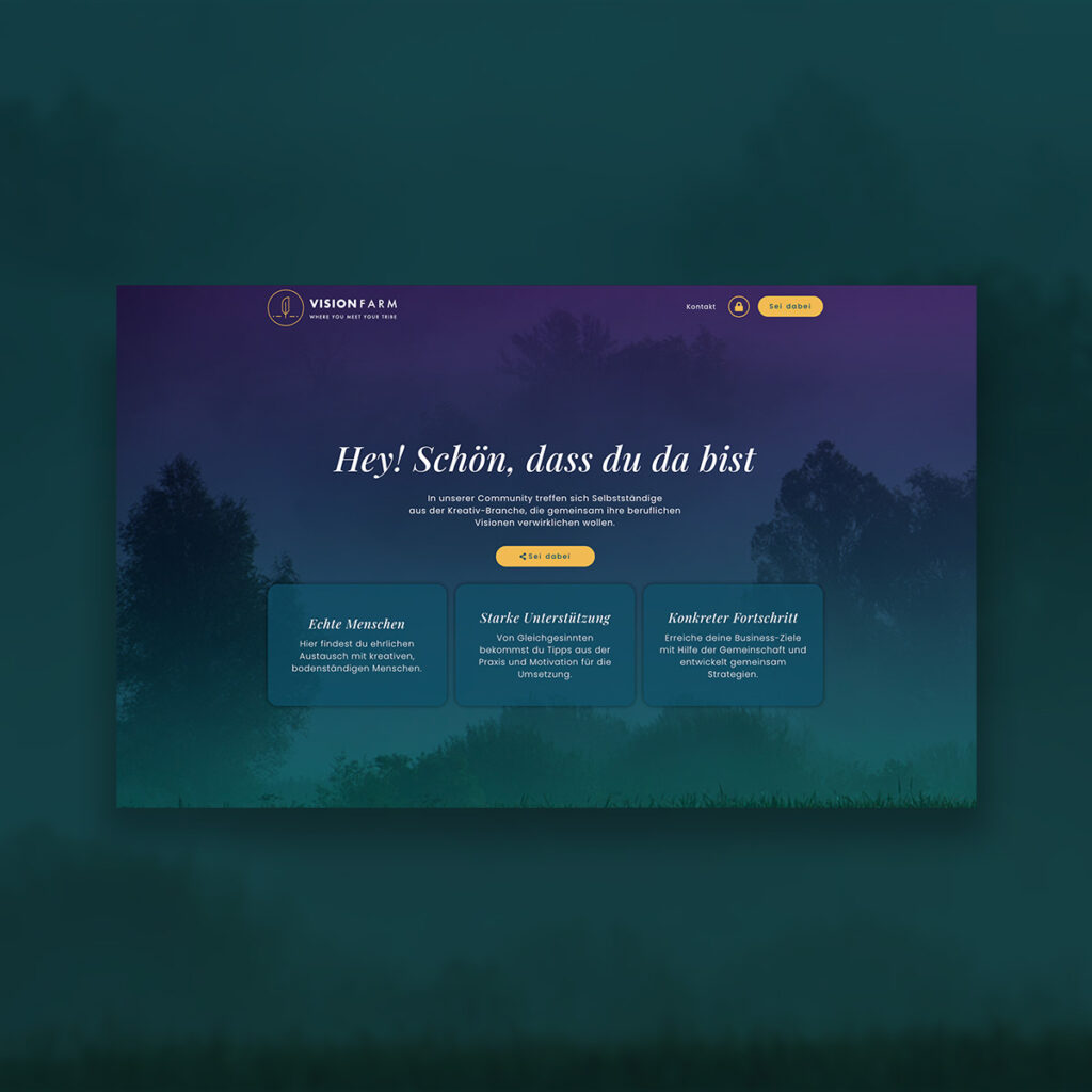 webdesign referenz community software
