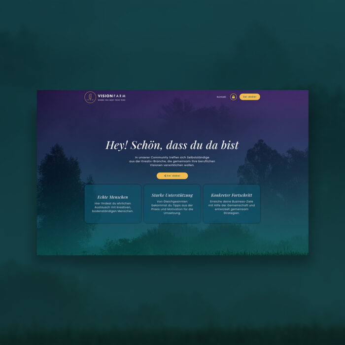 webdesign referenz community software